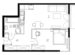 Nowe mieszkanie z widokiem | 46 m2 | do wejścia