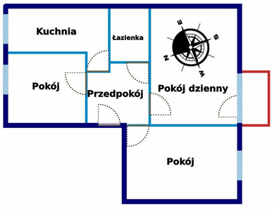 Mieszkanie na sprzedaż, Jędrzejów, Chrobrego