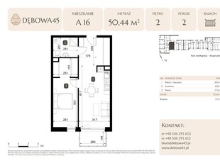 50m2 + balkon | ul. Dębowa, blisko Parku Śląskiego