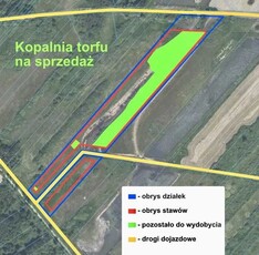 Sprzedam Kopalnię torfu, stawy rybne, kopalnia, gotowy biznes