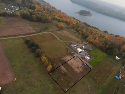 Działka budowlana 1176m², Ramleje, 300m od jeziora