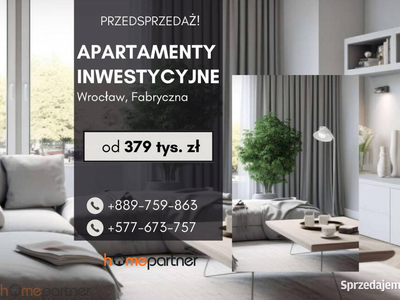 Mieszkanie Wrocław 25.79m2 1-pok
