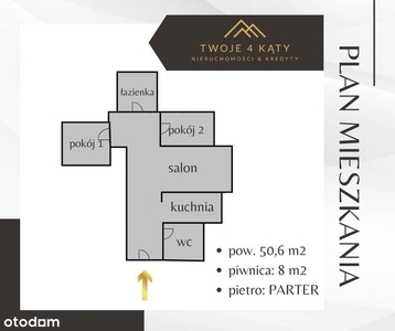 3 pokojowe mieszkanie - Parter, Sejny