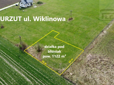 Działka, ul. Wiklinowa