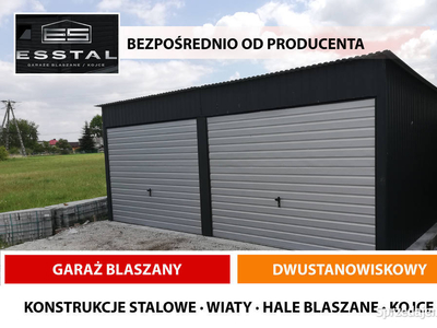 Garaż Blaszany - Magazyn - Garaże | Wiaty | Hale | - ESSTAL