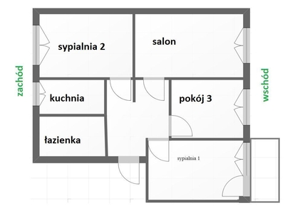 2-pokojowe mieszkanie 45m2 + ogródek Bez Prowizji