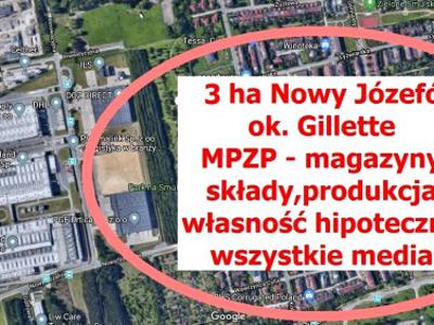 Działka przemysłowa, Nowy Józefów