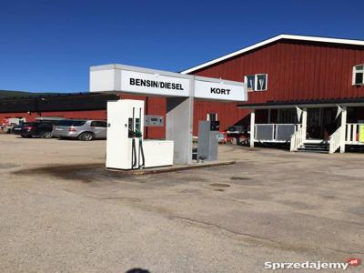Stacja benzynowa wraz ze sklepem w szwecji