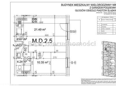 Mieszkanie, 38,74 m², Głogów