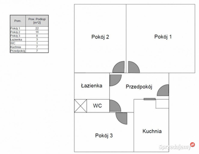 Mieszkanie do wynajęcia przy ul. Ślusraczyka, 3 pokoje, 64 m2