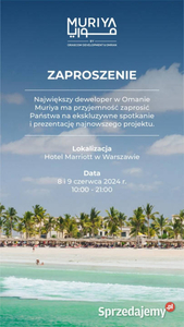 Zainwestuj w swój wymarzony dom na plaży w Omanie