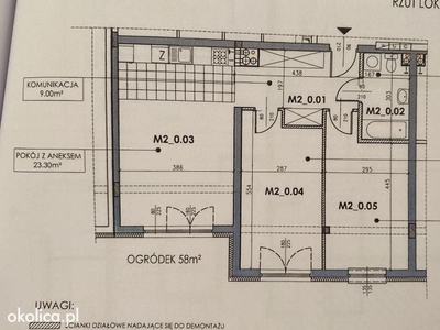 Zamienię mieszkanie 69m z ogrodem w Dobrzykowicach na dom