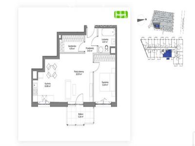 2-pokoje z balkonem w poszukiwanej lokalizacji