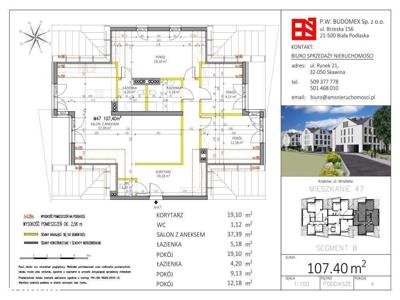 2-pokojowe mieszkanie 51m2 + loggia Bez Prowizji