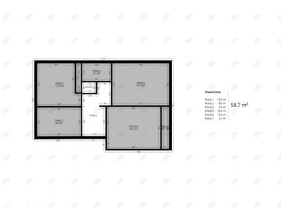 Mieszkanie w Złotnikach 59m2 3 pokoje