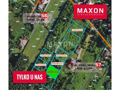 Działka na sprzedaż 1 000,00 m², oferta nr 7095/GS/MAX