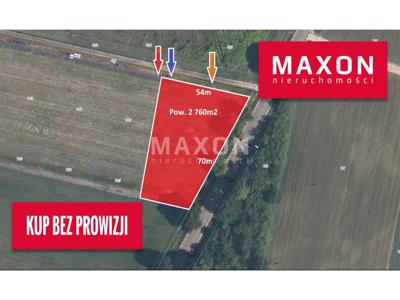 Działka na sprzedaż 2 760,00 m², oferta nr 6499/GS/MAX