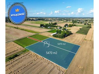 Działka na sprzedaż 5 470,00 m², oferta nr LER-GS-2563