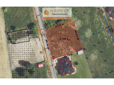 Działka na sprzedaż 976,00 m², oferta nr ASC-GS-47085