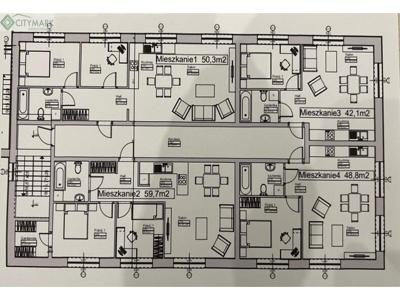 Mieszkanie do wynajęcia 42,10 m², piętro 1, oferta nr 81963