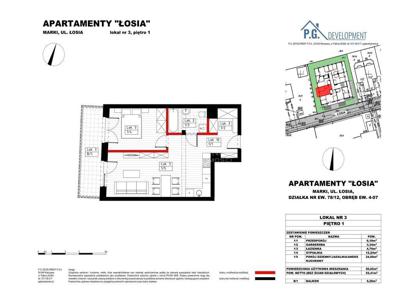 Nowa inwestycja. 2 pok. 50,65 m2, Marki, ul. Łosia