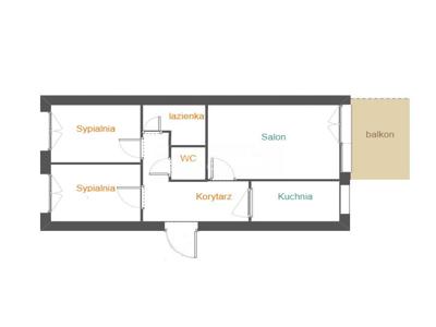 Siedlce/ 60m2/3pokoje/do remontu