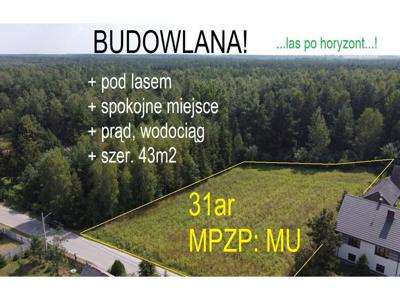 szeroka! budowlana / rekreacyjna (MPZP) pod lasem