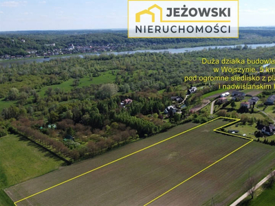 Działka 1,65 ha pod duży dom z budynkami, Wojszyn.