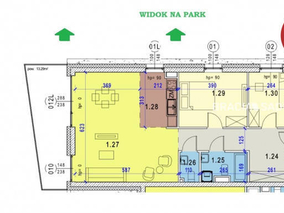 Oferta sprzedaży mieszkania 75.41m2 3 pokoje Kraków Reduta