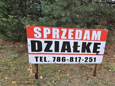 Urokliwa działka z warunkami zabudowy zaciszna lokalizacja