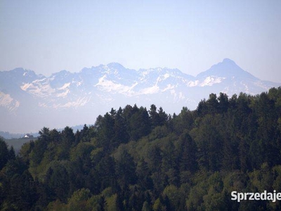 Widok na Tatry - działka pod lasem Tokarnia, Kraków 40min