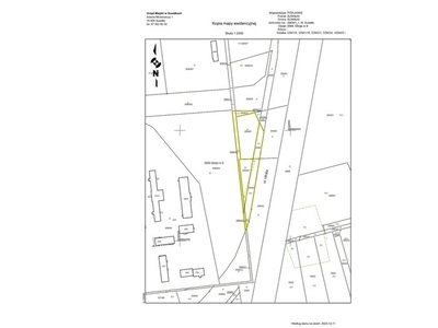 Działka na sprzedaż 6 857,00 m²