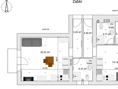 Bezpośrednio Sprzedam Mieszkanie pod inwestycje Ząbki 56,8m2