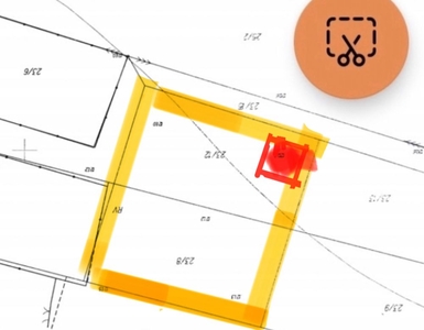 Działka budowlana prąd , woda , 1580m2