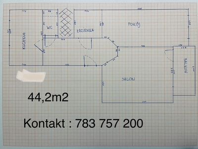 REZERWACJA Mieszkanie w bloku 44,2m2 Głogów, os.Kopernik