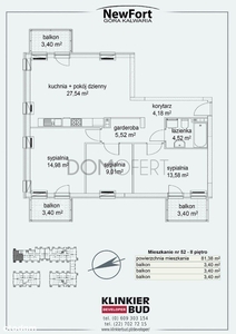 Mieszkanie, 81,38 m², Góra Kalwaria