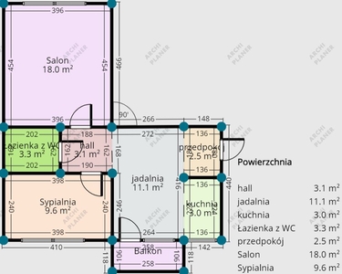 Mieszkanie trzypokojowe na sprzedaż