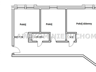Mieszkanie trzypokojowe na sprzedaż