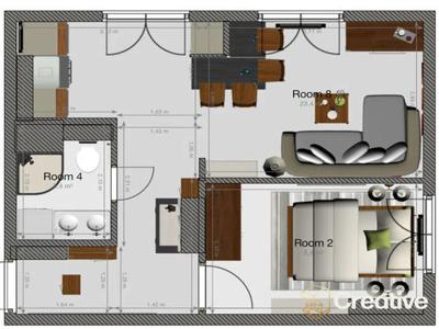 Mieszkanie na sprzedaż 2 pokoje Warszawa Mokotów, 35,60 m2, 3 piętro