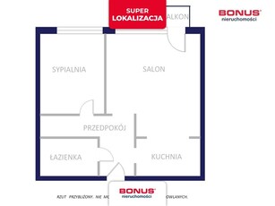 Doskonale skomunikowane 2 pokoje 38,5m2