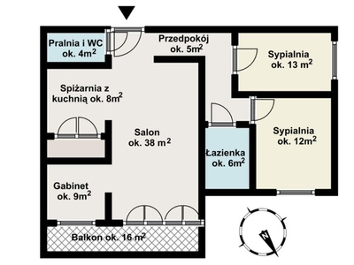 Mieszkanie na sprzedaż 96,40 m², piętro 1, oferta nr SDP805430