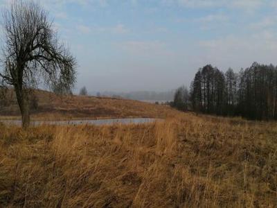 Urokliwa działka nad jeziorem, blisko lasu - Unieszewo