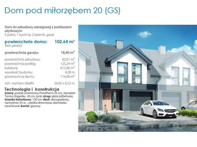 Dom w Niepołomicach 121m, 60m2 ogródka