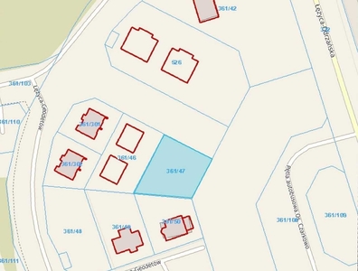 Działka budowlana Zielona Góra Łężyca-Geodetów