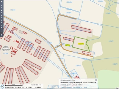 Działka przemysłowa Rzeczyce, ul. Piaskowa