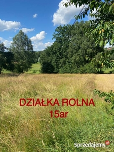 Działka rolna 15 ar