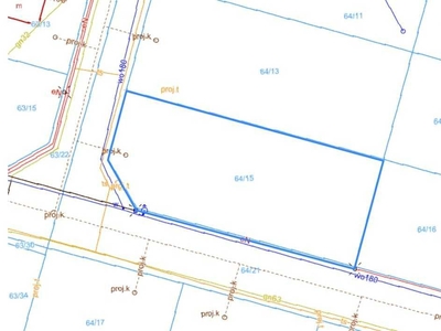 Jasin dzialka budowlana 631 m2 prad woda gaz