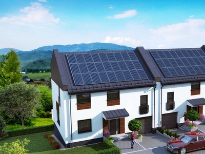 Nowy, energooszczędny dom z widokiem na góry