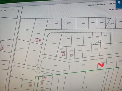 Sprzedam działkę pod budowę w Topoli koło Chojnic nr.205/77. 1000m2 za