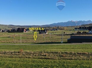 DZIAŁKA W BIAŁCE TATRZAŃSKIEJ Z WIDOKIEM NA TATRY